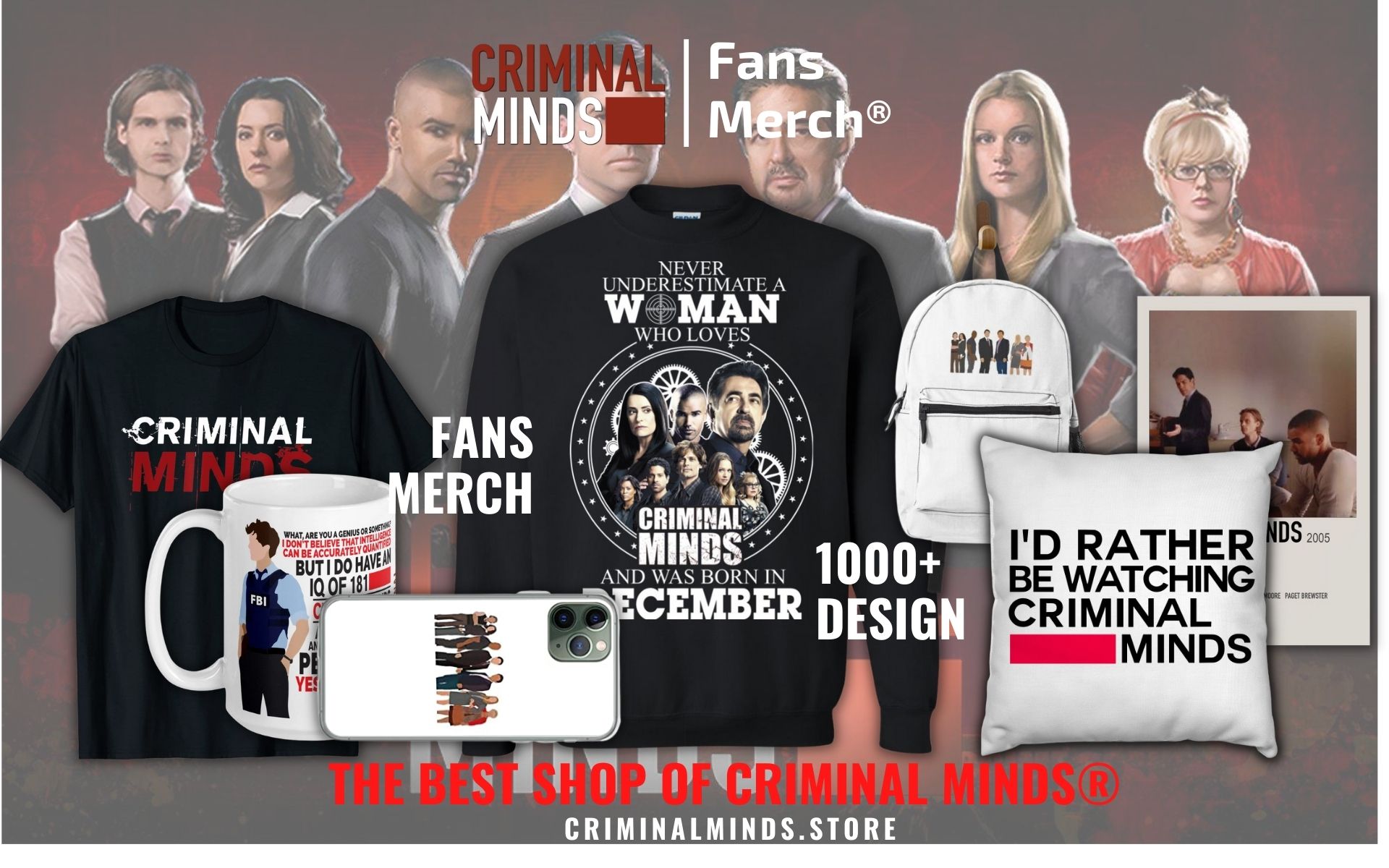Criminal Minds Store Web Banner - Criminal Minds Store