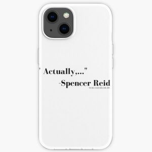 CRIMINAL MINDS Reid Actually Quote iPhone Soft Case RB2910 product Offical Criminal Minds Merch