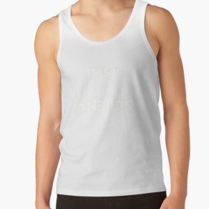 This is calm and it's Doctor {white text} Tank Top RB2910 product Offical Criminal Minds Merch