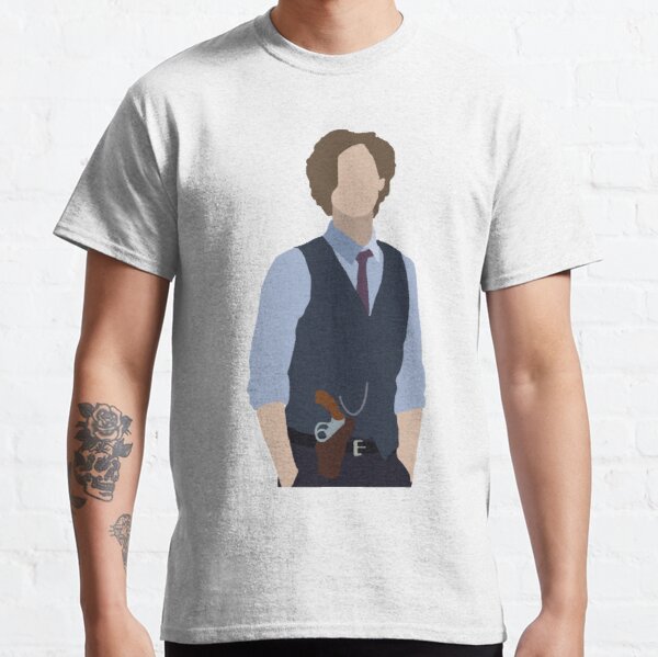 dr. spencer reid silhouette Classic T-Shirt RB2910 product Offical Criminal Minds Merch