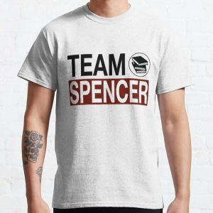 Team Spencer (New Version) (Black on White) Classic T-Shirt RB2910 product Offical Criminal Minds Merch