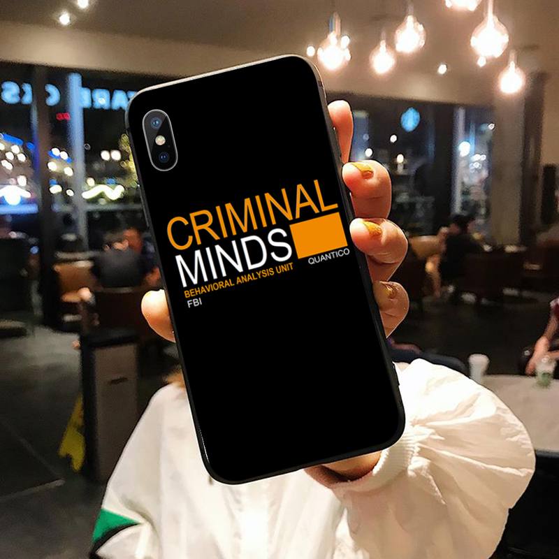 Criminals Minds Suspense tv show high quality luxury Phone Case shell for iPhone 11 12 pro XS MAX 8 7 6 6S Plus X 5S SE 2020 XR