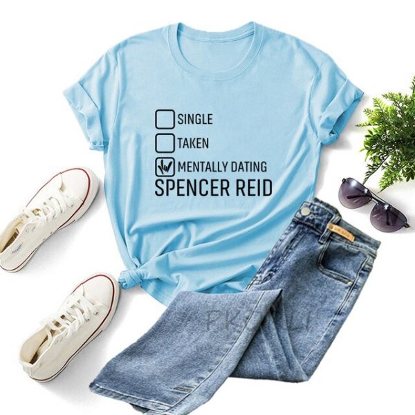 Spencer Reid T Shirt Criminal Minds TV Series Women T shirt Cotton Mentally Dating Matthew Gray 1.jpg 640x640 1 - Criminal Minds Store