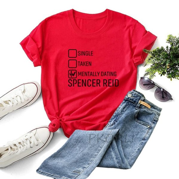 Spencer Reid T Shirt Criminal Minds TV Series Women T shirt Cotton Mentally Dating Matthew Gray 4.jpg 640x640 4 - Criminal Minds Store