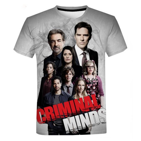 Tv Series Criminal Minds 3D Printed T shirt Unisex Horror TV Fashion Short Sleeved O Neck 2.jpg 640x640 2 - Criminal Minds Store